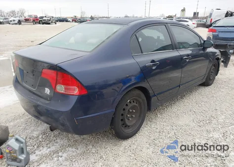 2007 Honda Civic Lx из США, поврежденный, VIN 1HGFA16597L116582